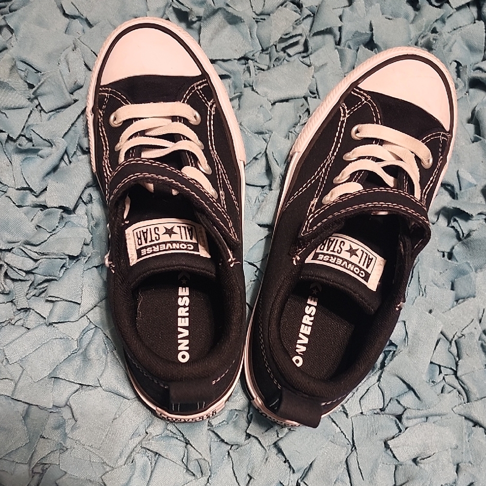 Converse Kids Black and White Sneakers